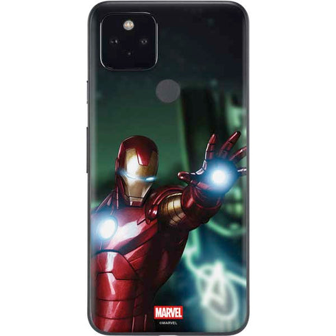 Marvel Tony Stark Iron Man Google Pixel 5a Skin